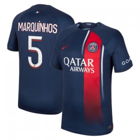 Camisolas Paris Saint-Germain 2023-24 Marquinhos 5 1º Equipamento Principal Manga Curta